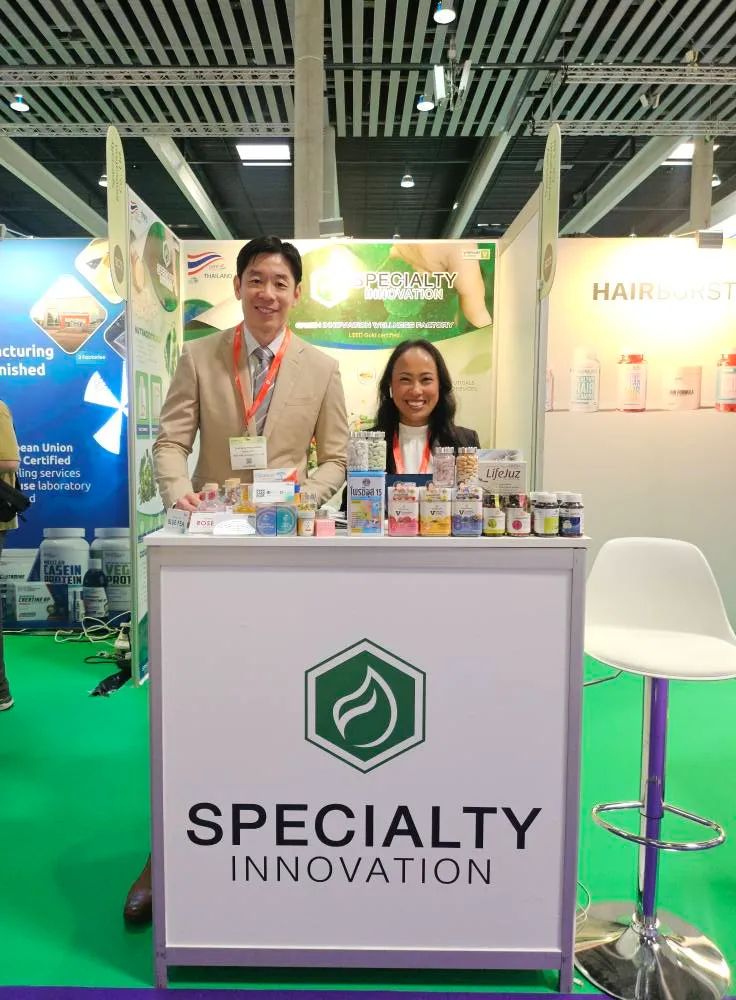 🎉 เปิดฉากวันแรก! พบกับ SNPS ที่ Vitafoods Europe 2025 🌿